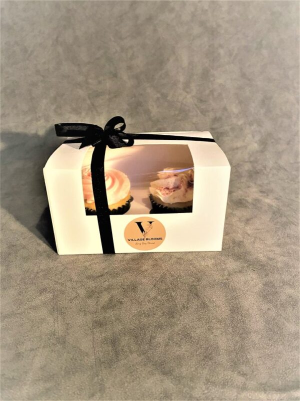 Vanilla Cupcakes Gift Box 2pcs. - Image 2